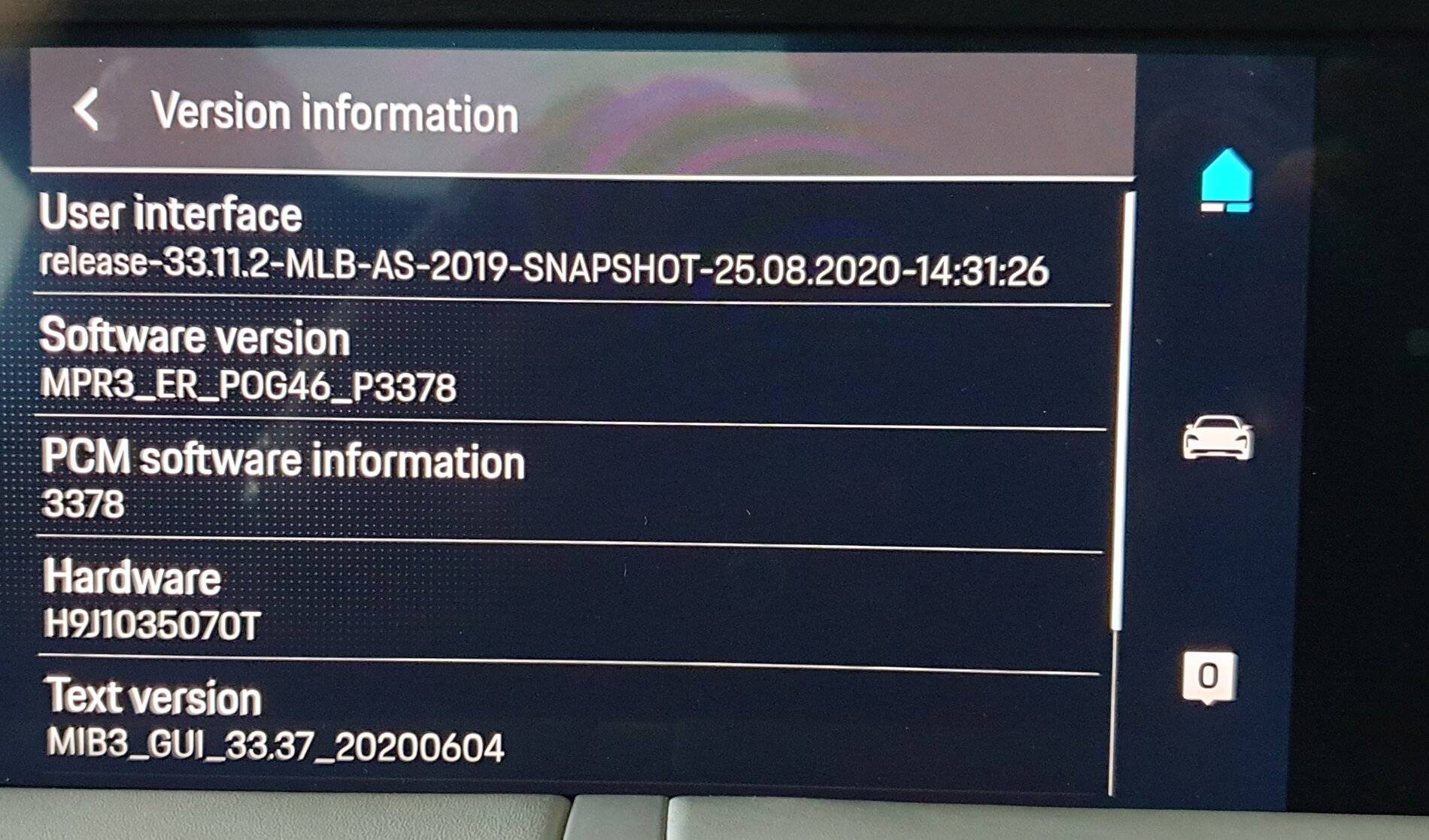 Porsche Taycan MY2021 Software update in the US- Porsche NA email... 20210319_171802