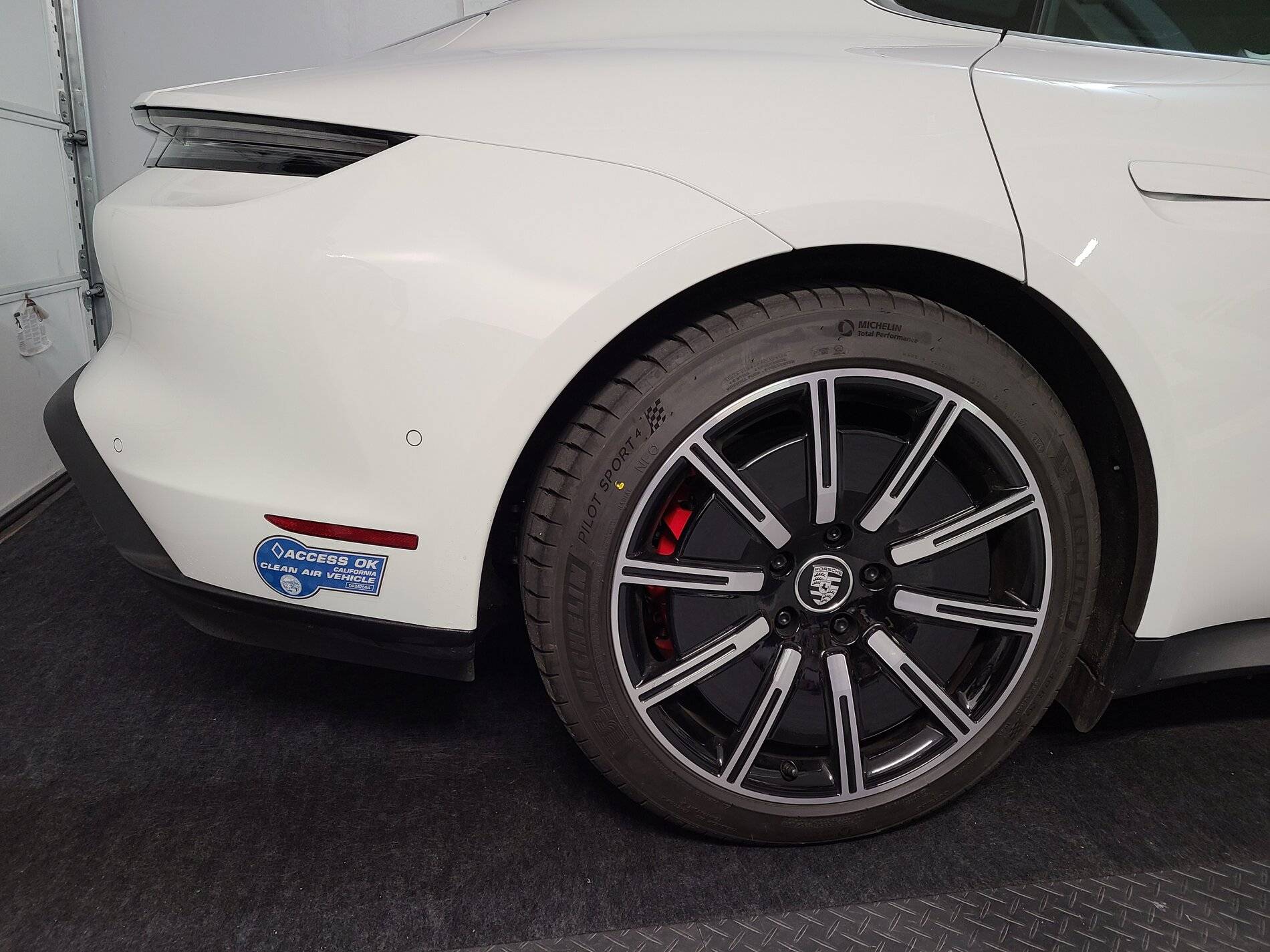 Porsche Taycan California Carpool stickers 20210320_215239
