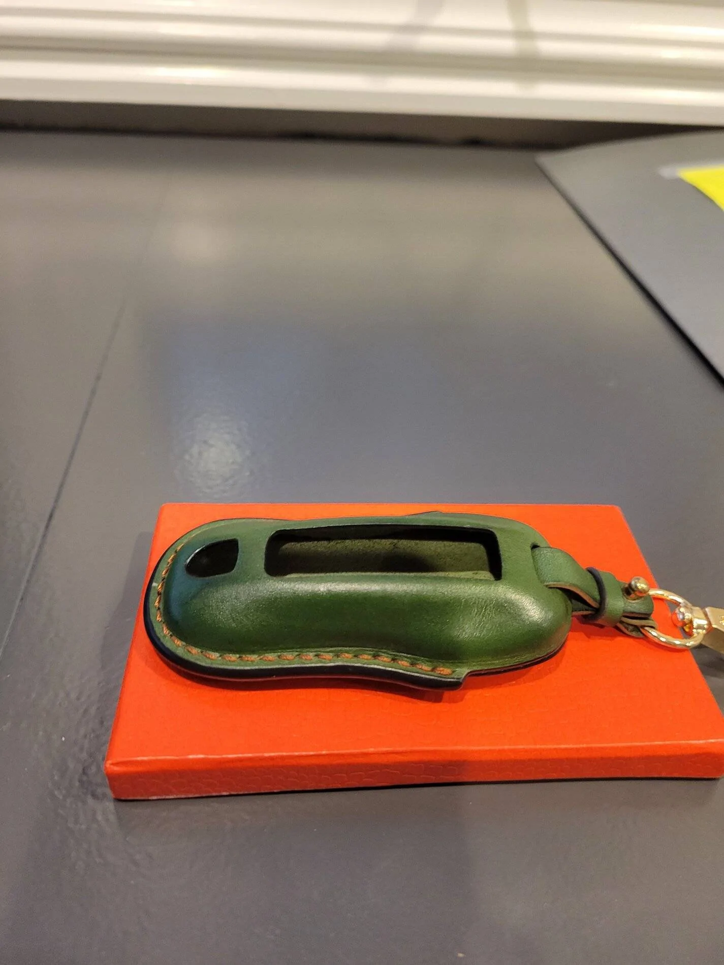 Porsche Taycan Custom Leather Key Cover on ETSY 20210322_192237