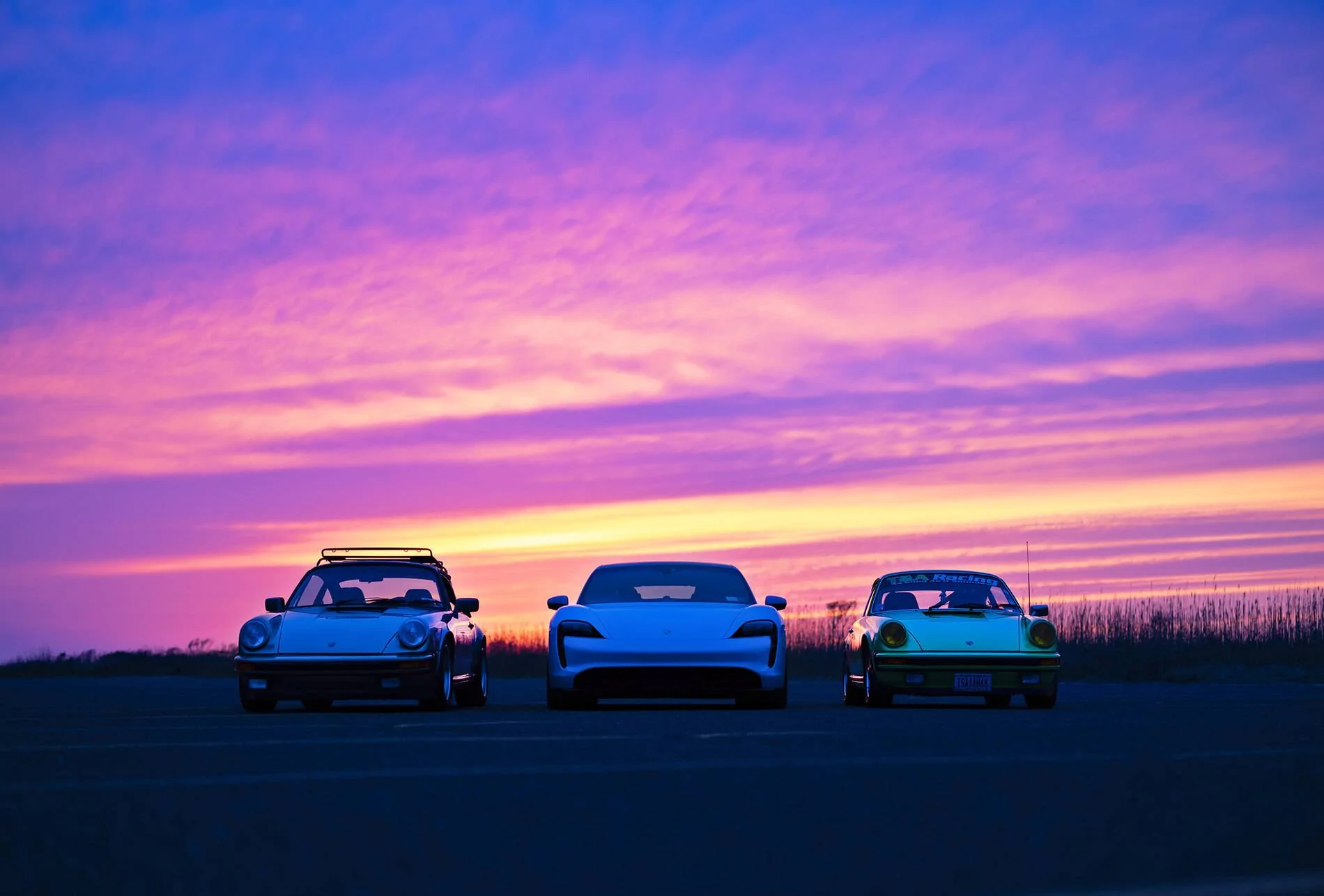 Porsche Taycan Sunset Shots With Friends 51080150816_c7aa8419a9_k