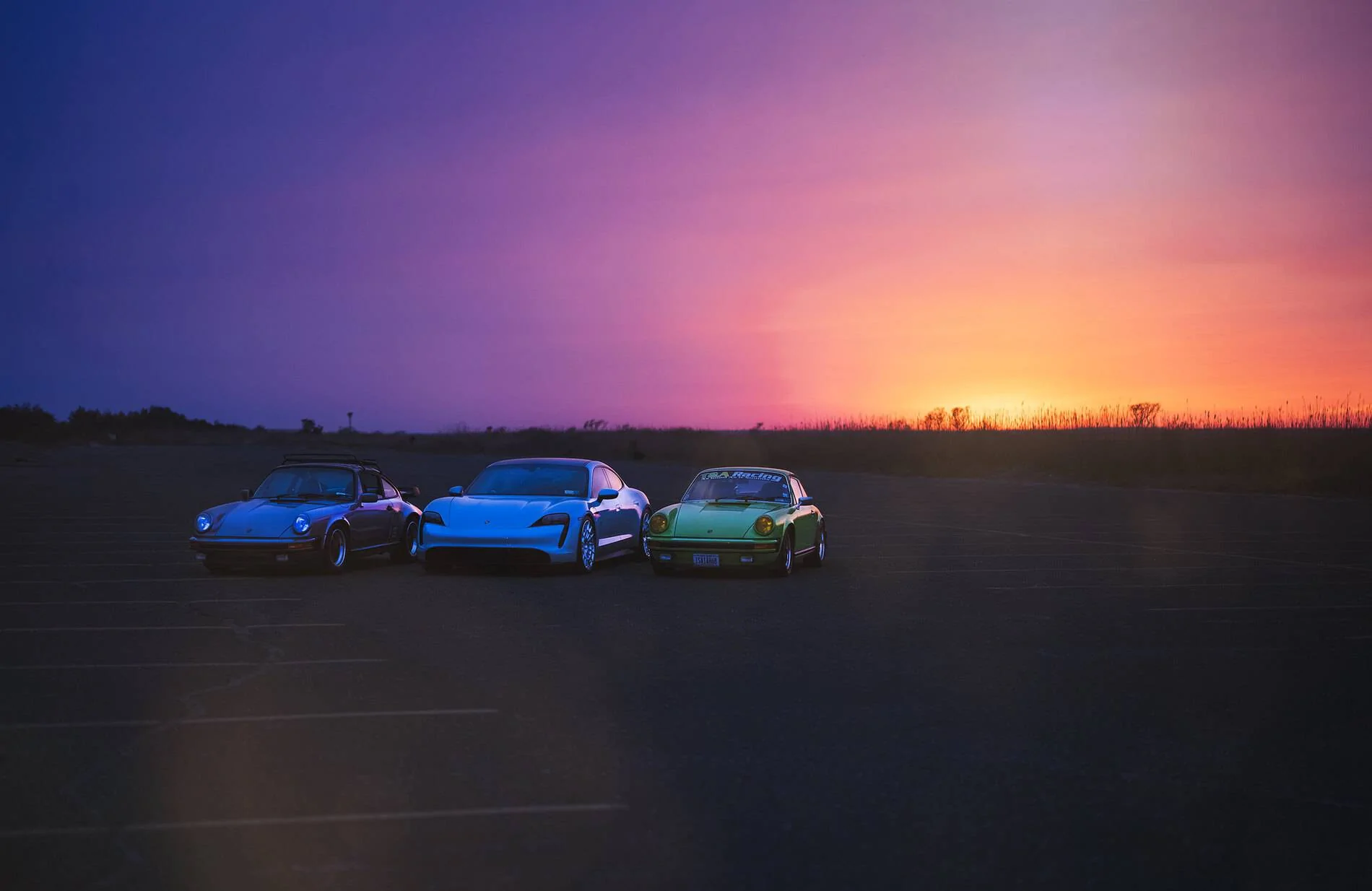 Porsche Taycan Sunset Shots With Friends 51079456413_f616d69132_k