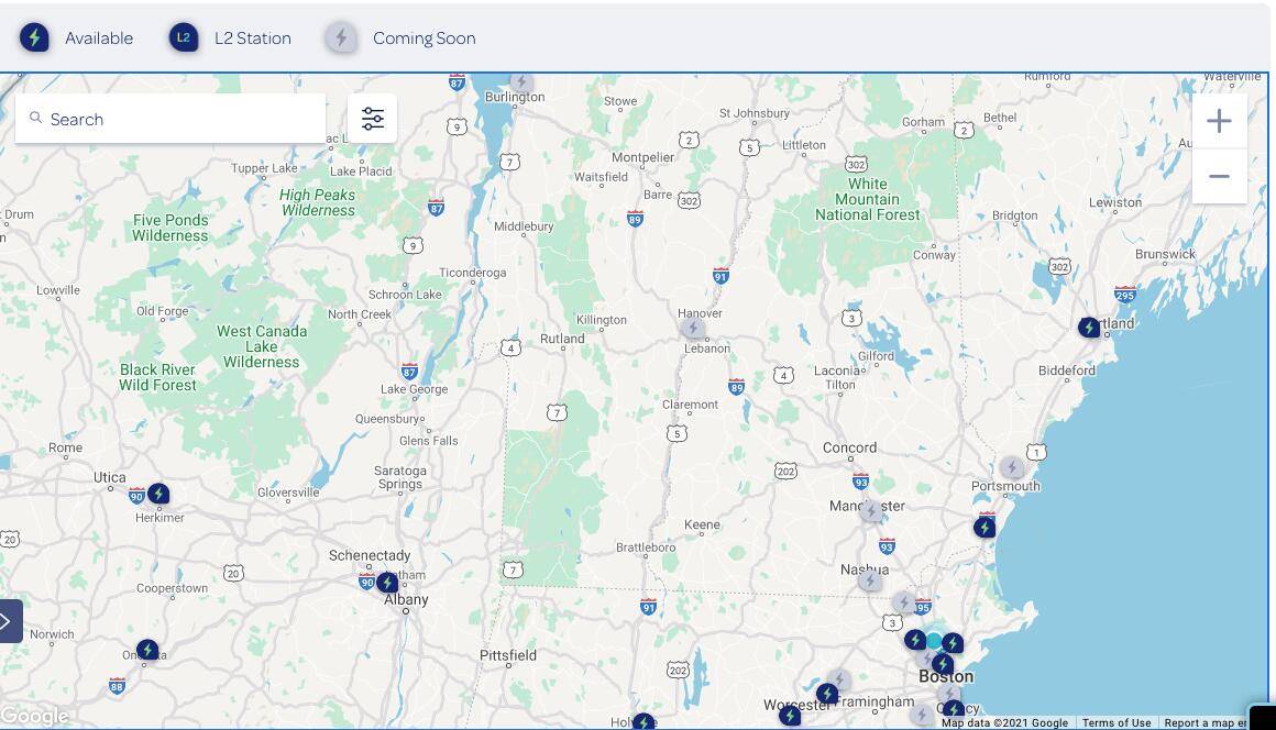 Porsche Taycan New England Charging -- Boston to Lake Placid 1617155887037