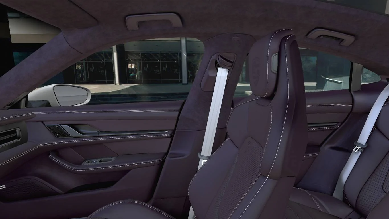Porsche Taycan Bramble & Slate Grey Interior. t4s_4
