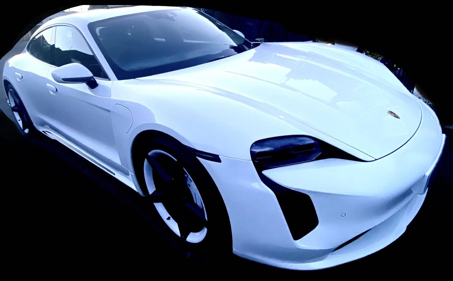 Porsche Taycan Custom Mod: Painted Front Bumper Vents on Taycan 2660DE69-7487-4B39-B40F-0D2FBCC24BA5