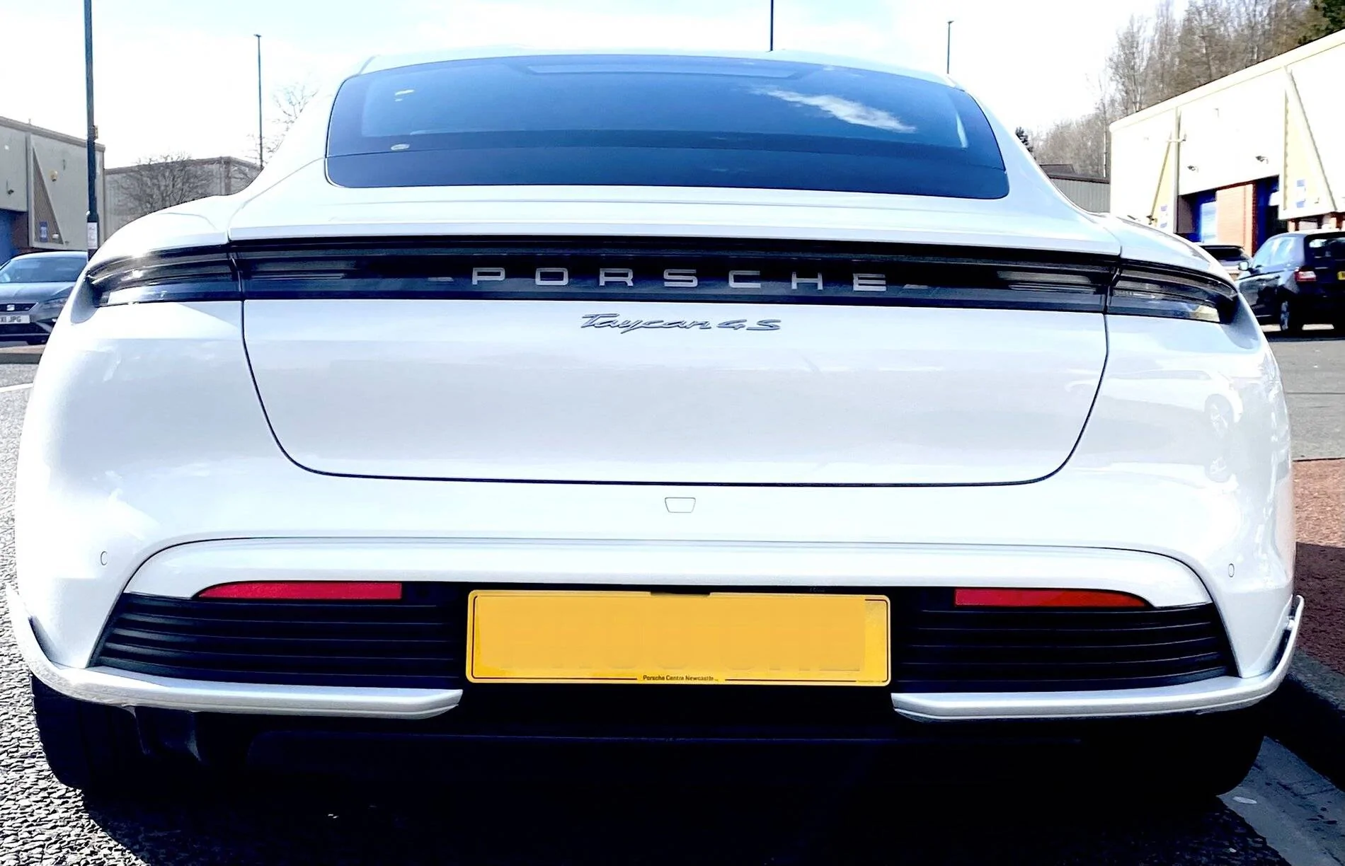 Porsche Taycan Custom Mod: Painted Front Bumper Vents on Taycan 357D80B8-3779-4DC7-AEE6-D67739F35C5D