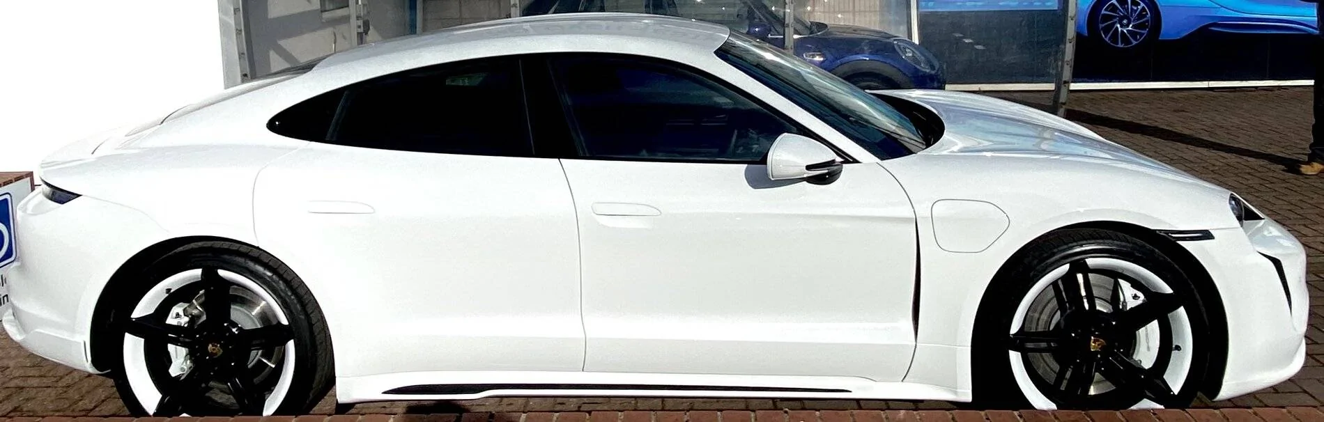 Porsche Taycan Custom Mod: Painted Front Bumper Vents on Taycan A6F1B41D-25EE-4F65-840B-66FE20B8DE25
