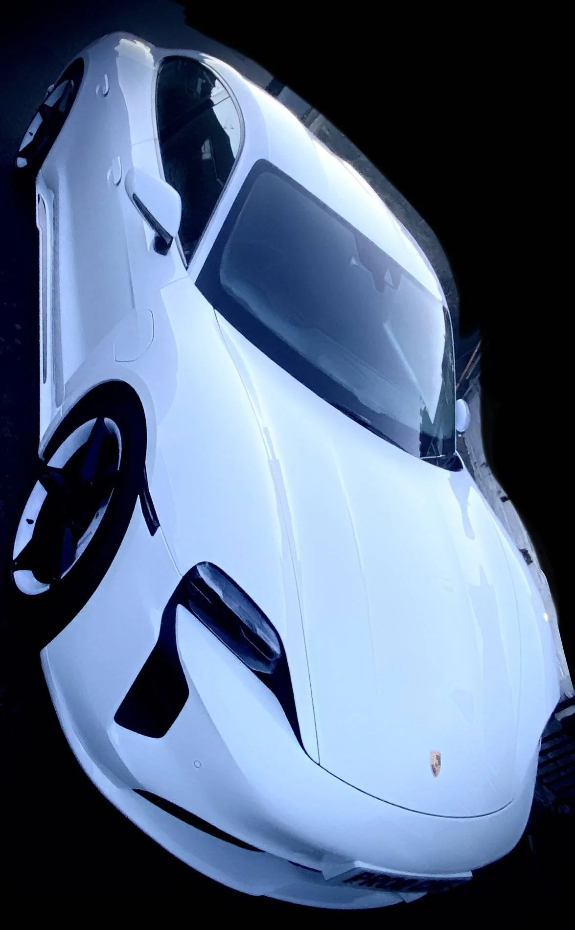 Porsche Taycan Custom Mod: Painted Front Bumper Vents on Taycan 05DC0291-C889-4E17-B073-4AD155E75613