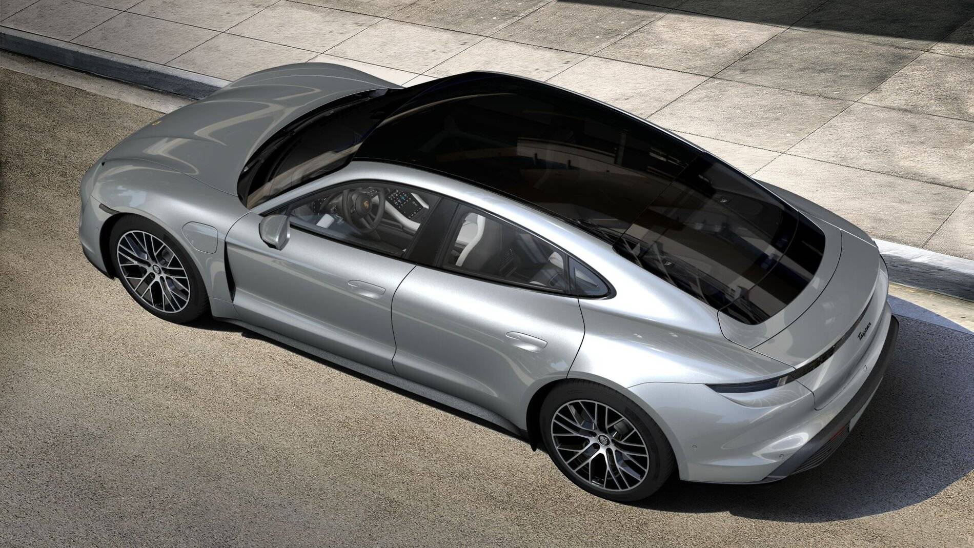 Porsche Taycan ICE GREY Taycan Club Dolomite Silver 1