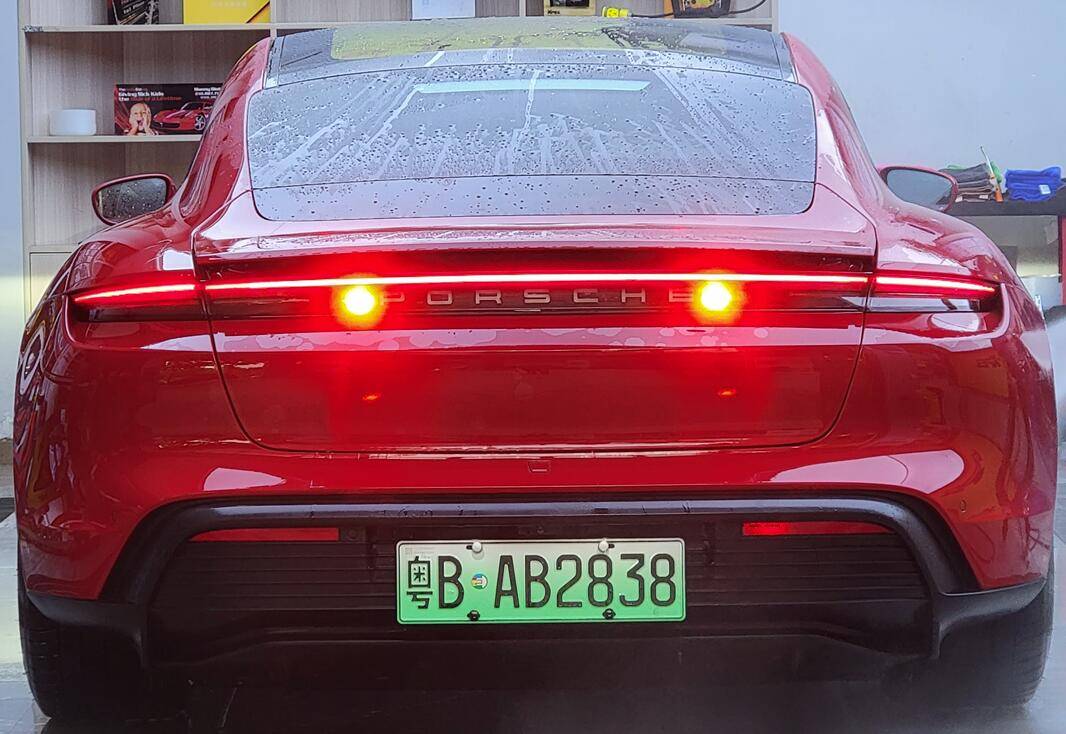 Porsche Taycan Custom Mod: Painted Front Bumper Vents on Taycan 1617528848642