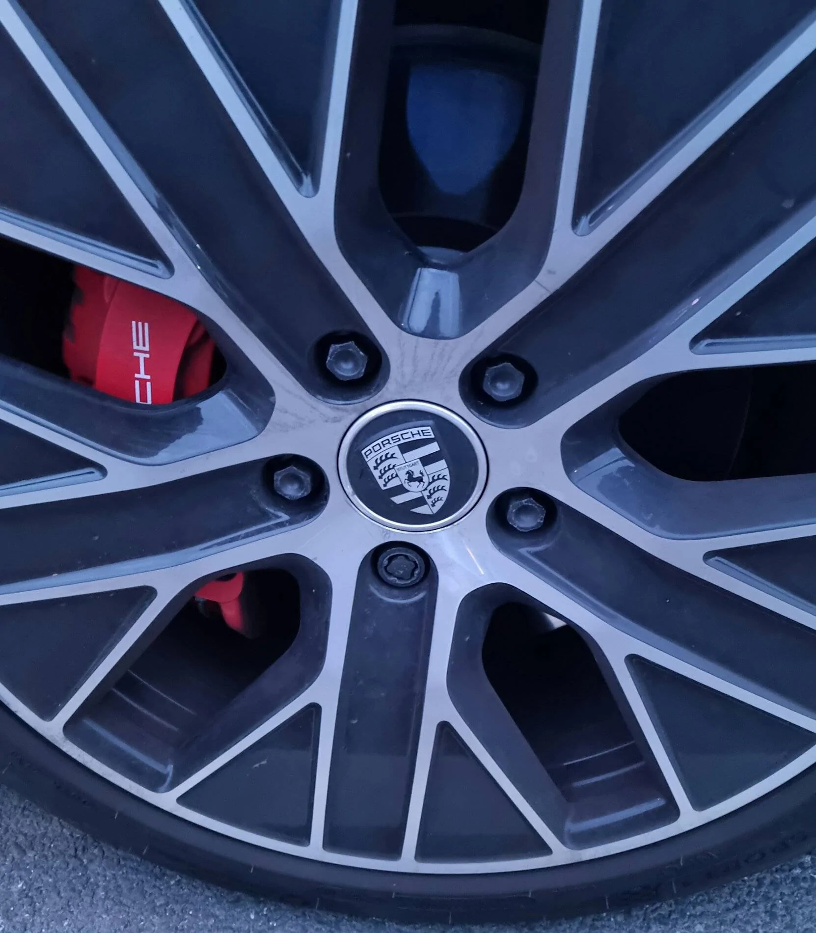 Porsche Taycan Center Wheel Caps 20210404_195031