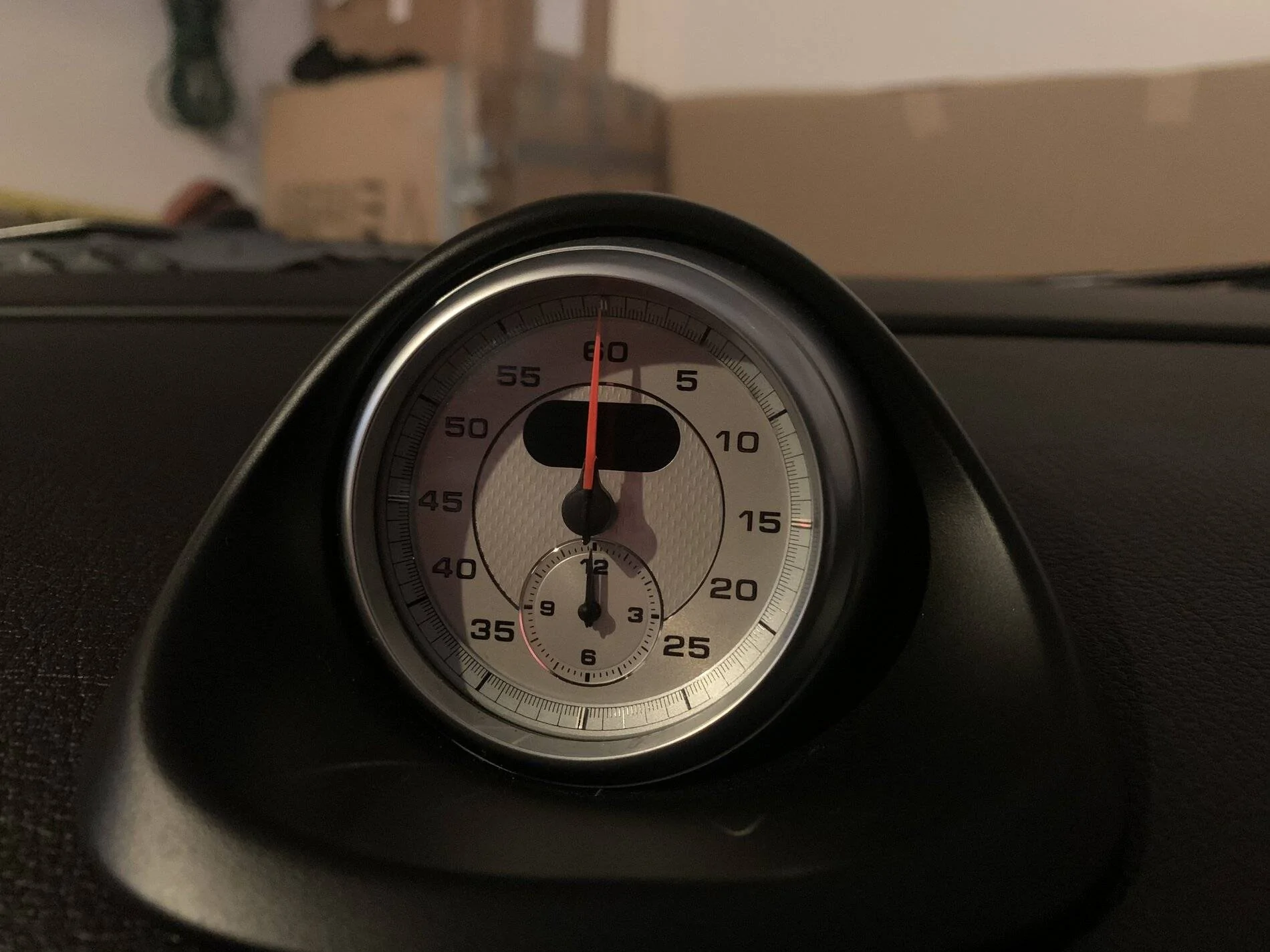 Porsche Taycan Porsche Design Subsecond Clock C5888954-257B-42C3-96A4-212DBC42898E