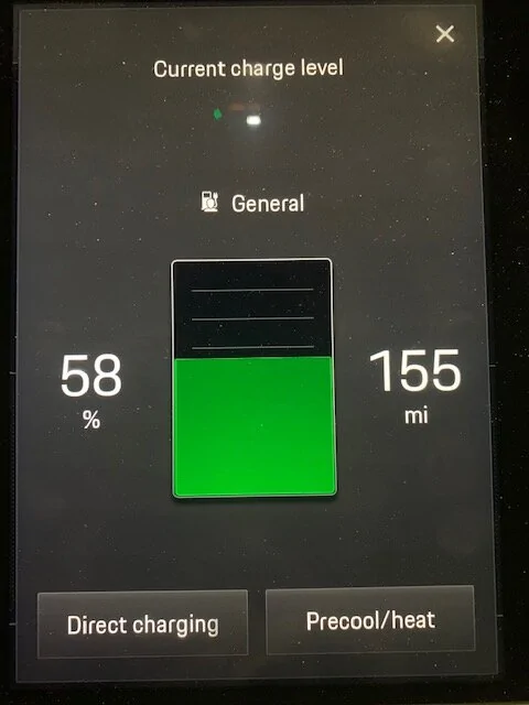 Porsche Taycan Only 1% SoC loss after a month of immobility! March8
