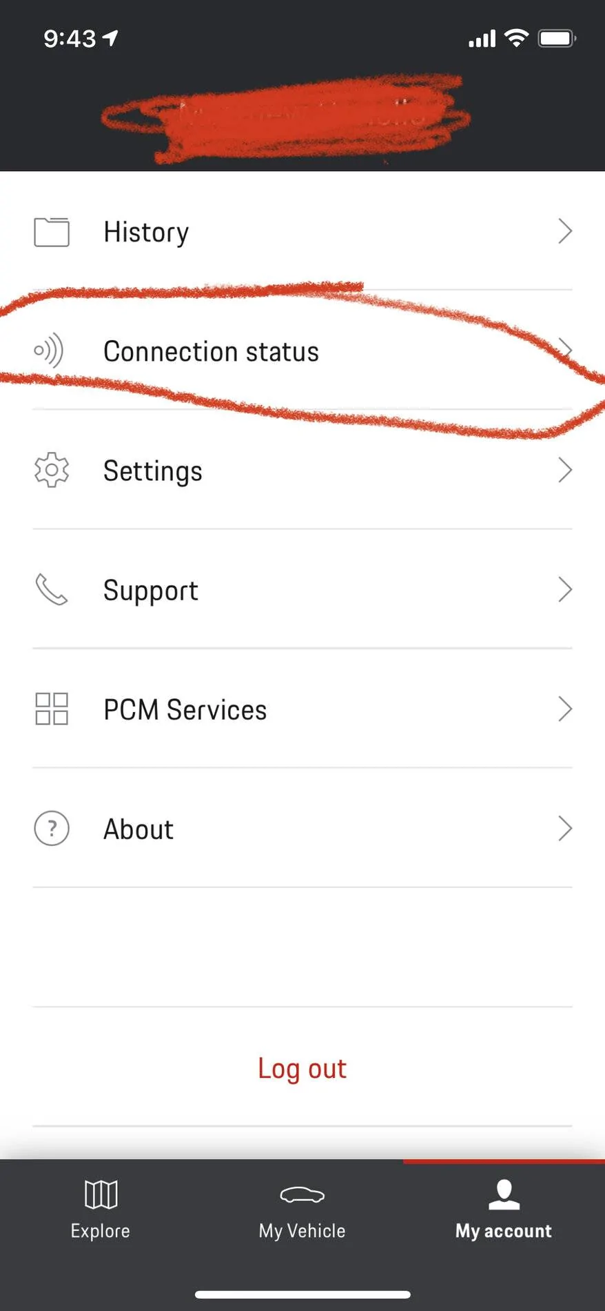Porsche Taycan Connect app - no connection to PCM A7672F6C-C5D6-4C4D-BCB0-A83E5B8A9A1F