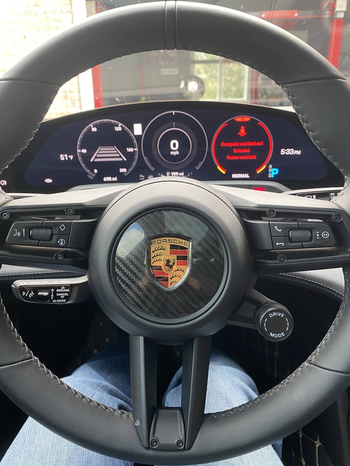 Porsche Taycan Carbon fiber steering wheel cap 7D06A1FD-8E05-48AD-8717-B08D75FE7C91
