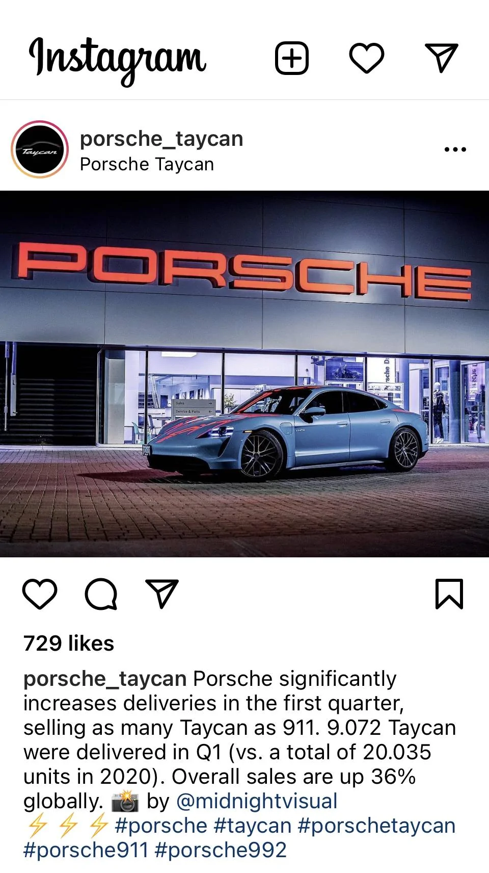 Porsche Taycan Uk Delivery Updates B5AD3C5F-C4AC-493C-A968-F398FF084832