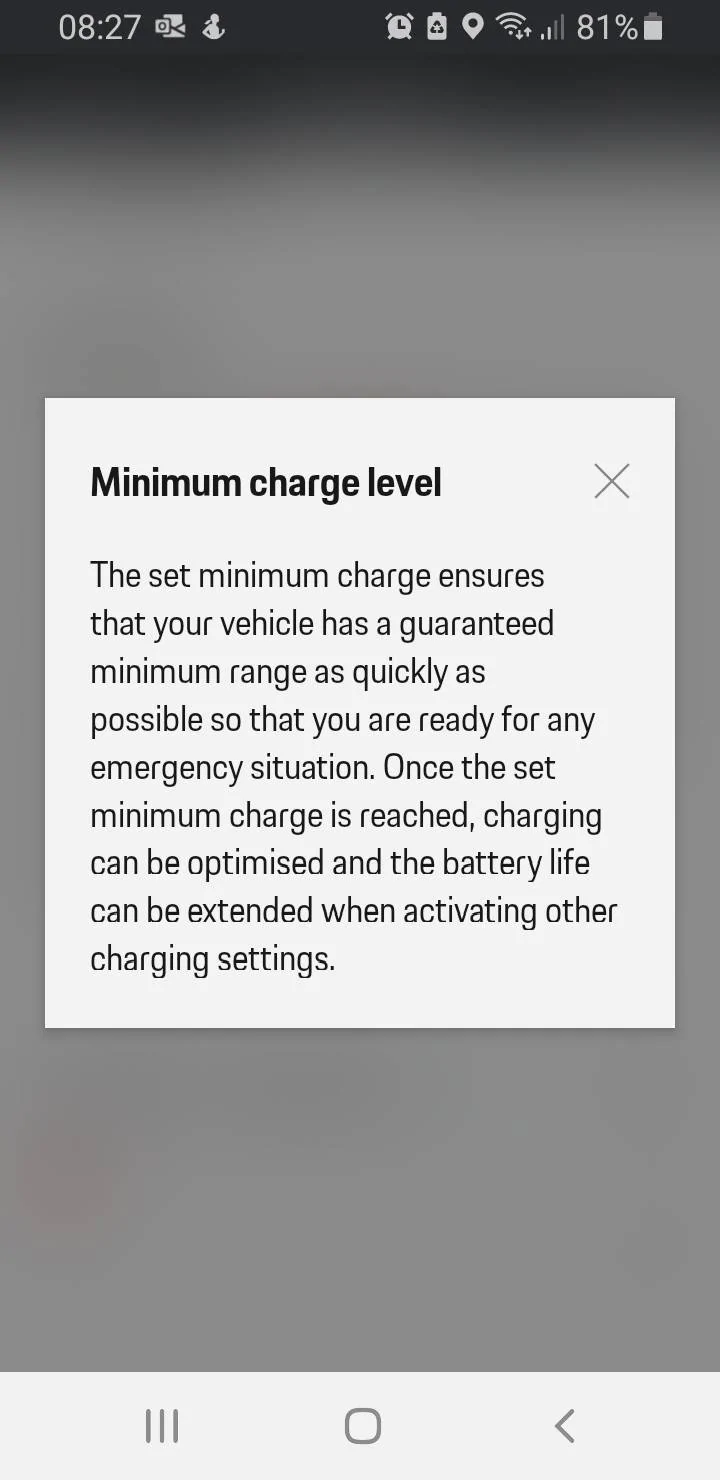Porsche Taycan Preferred charging working outside set hours Screenshot_20210419-082744_Connect