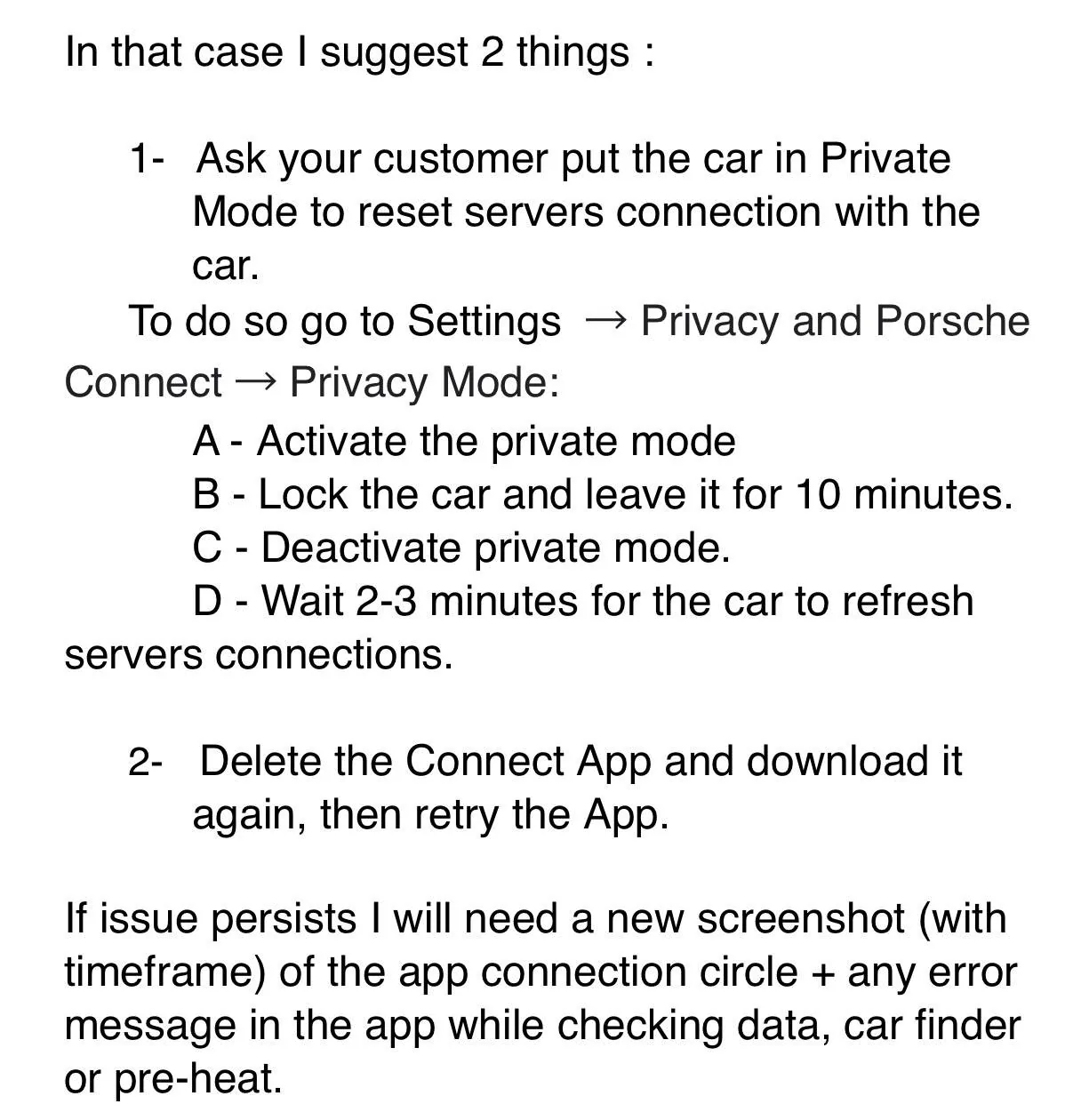 Porsche Taycan Taycan software update - reported problems post update B4CDBD86-E99E-4E82-8000-0A46ABFA5D7B