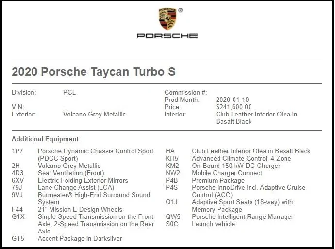 Porsche Taycan Is this a good deal? F01ACADE-3697-4B85-A4D4-AE50AD90C88A