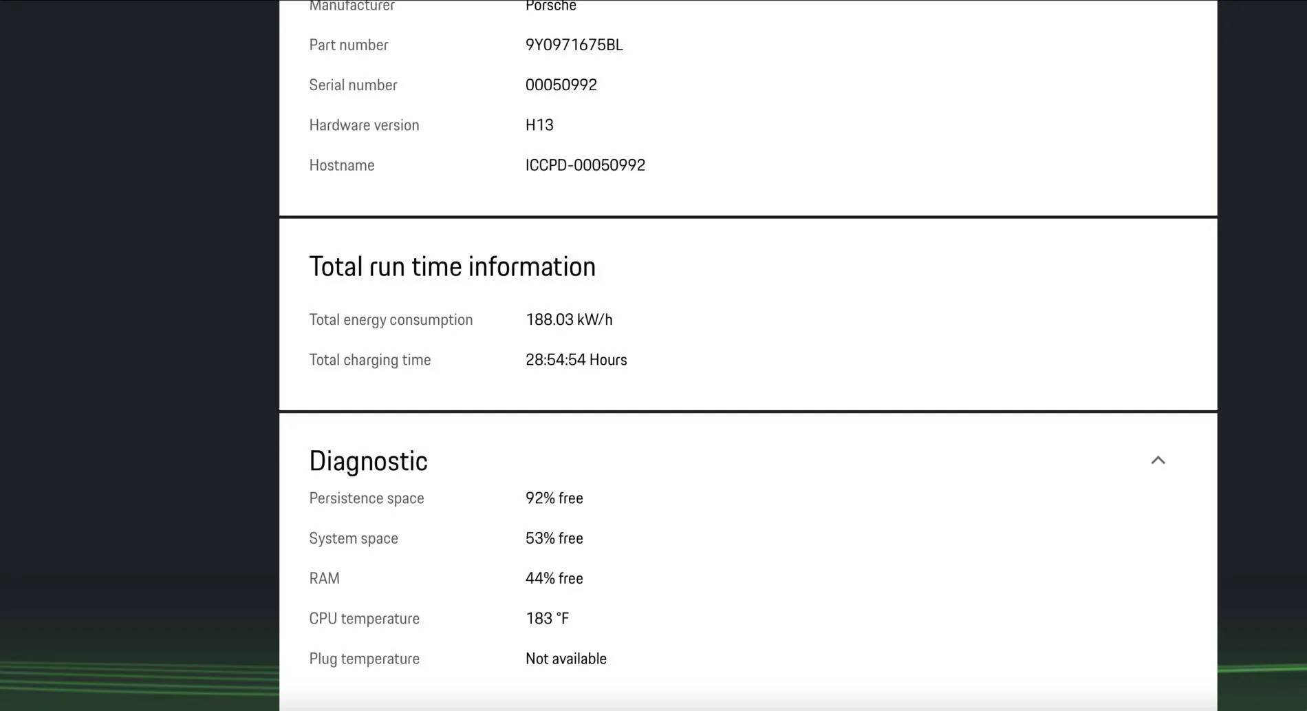 Porsche Taycan PMCC - Overheated Screen Shot 2021-04-28 at 10.33.42 PM