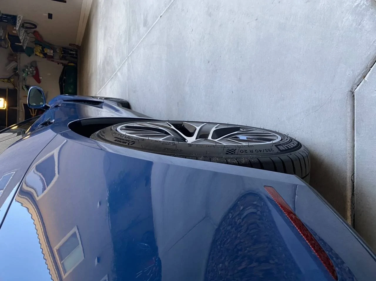 Porsche Taycan Spacers on 20'' Turbo Aero rims 1E1460FA-FDB9-427E-B38A-A1C7CFC3858E