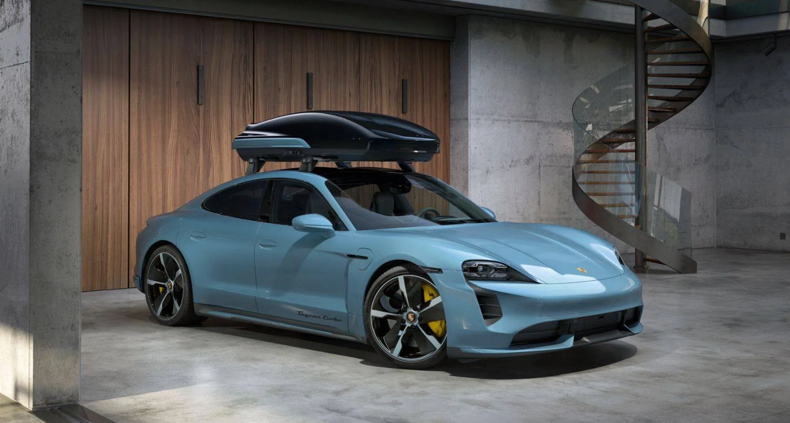 Porsche Taycan Porsche Tequipment Launches Performance Roof Box For Taycan and Taycan Cross Turismo Performance Roof Box For Taycan Cross Turismo