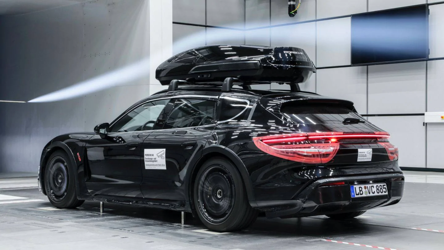 Porsche Taycan Porsche Tequipment Launches Performance Roof Box For Taycan and Taycan Cross Turismo Performance Roof Box For Taycan Cross Turismo 2