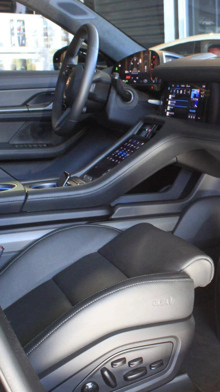 Porsche Taycan Sunglasses holder in place of grab handle 1620331971690