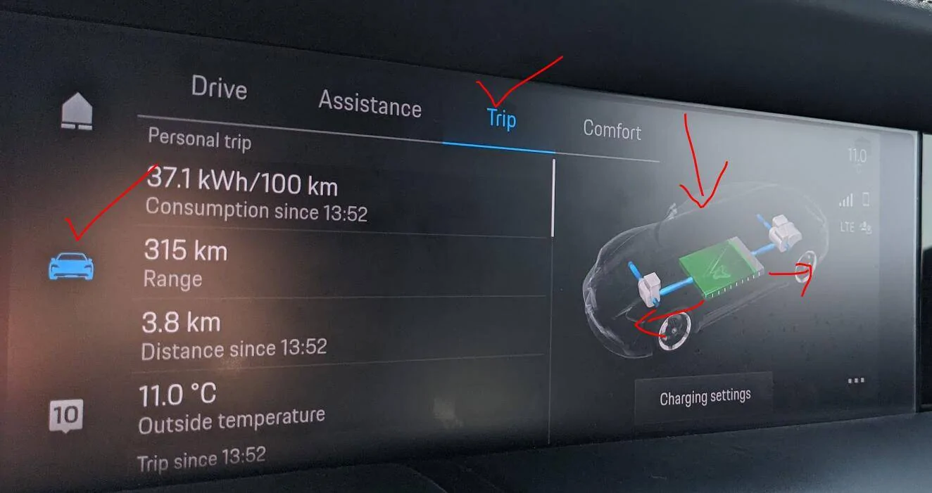 Porsche Taycan Post 3397 update: Range function issues? 1620548016827