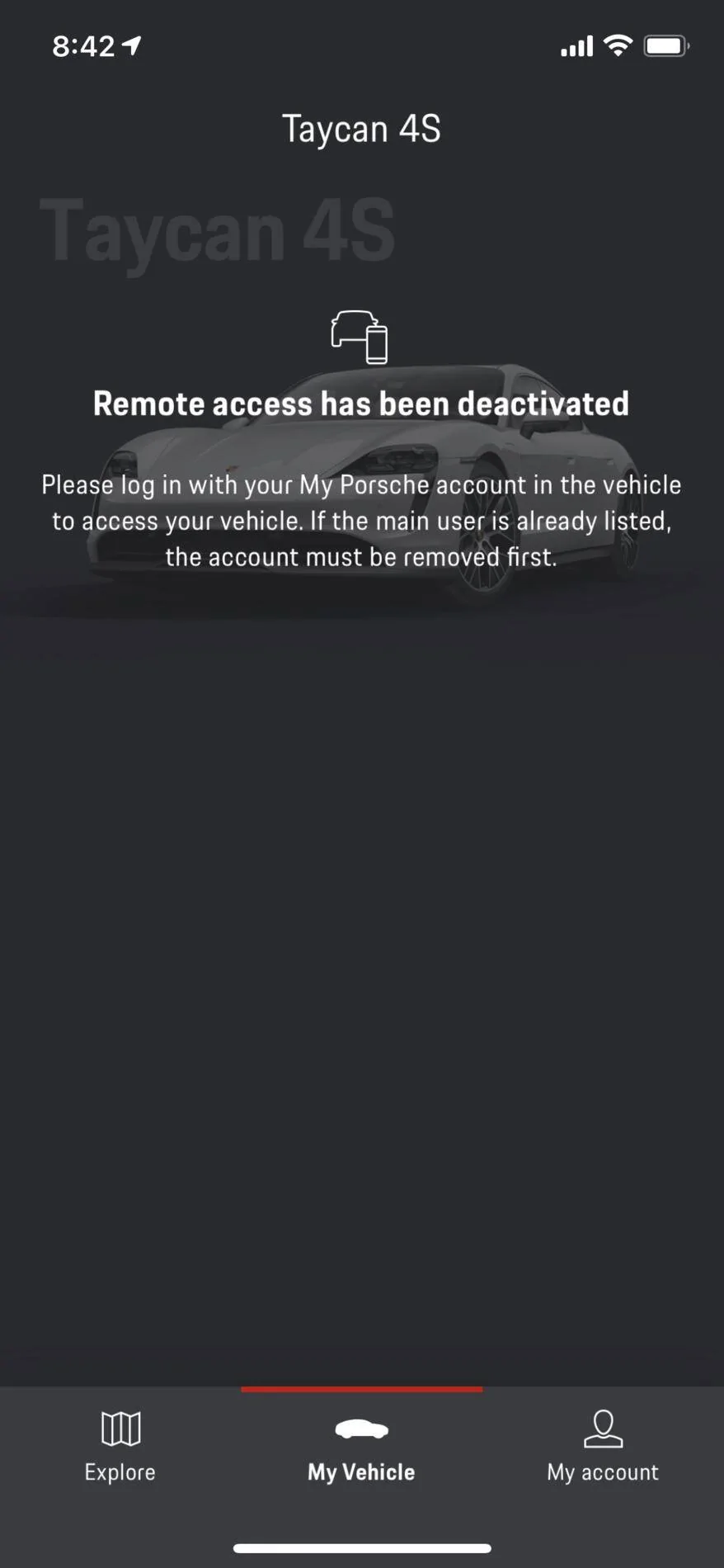 Porsche Taycan Lovely PCM “deactivated”? Car, app, or Porsche software issue? 6A57DCA4-55DA-4779-B756-5D5B837002CE