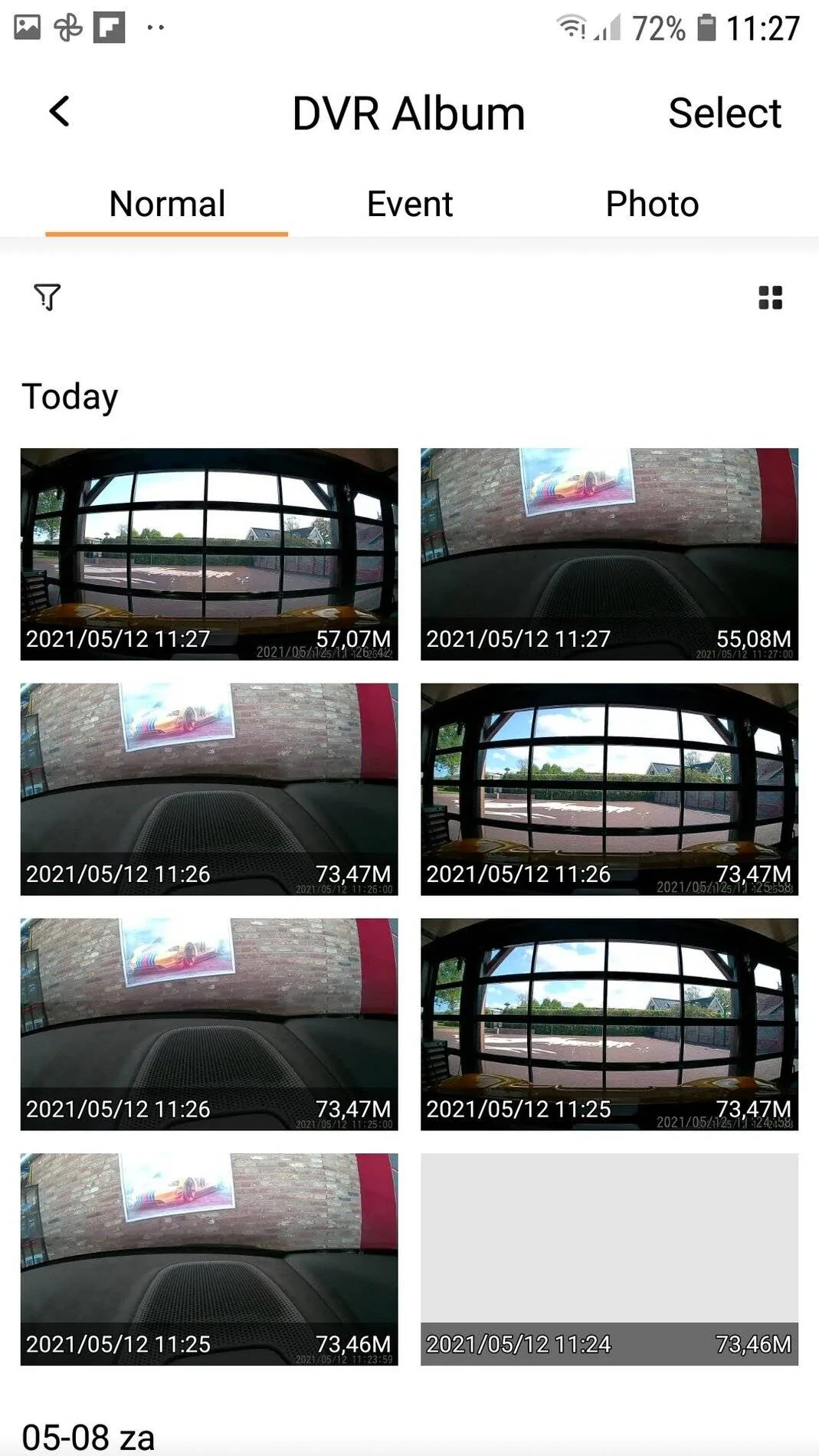 Porsche Taycan Quad HD Dual Dashcam front and back TimaCam ma