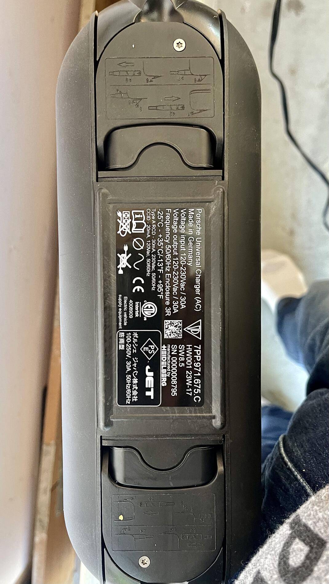 Porsche Taycan Nema Cables Question tempImageWlBMUa