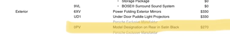 Porsche Taycan Gloss vs Satin rear logo? 1621357664829