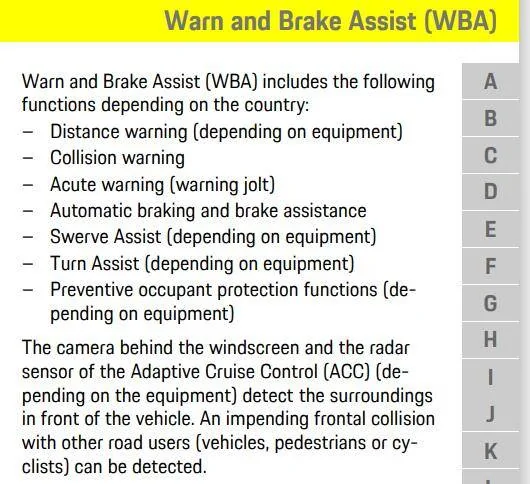 Porsche Taycan Warn and Brake Assist??? Screenshot (238)
