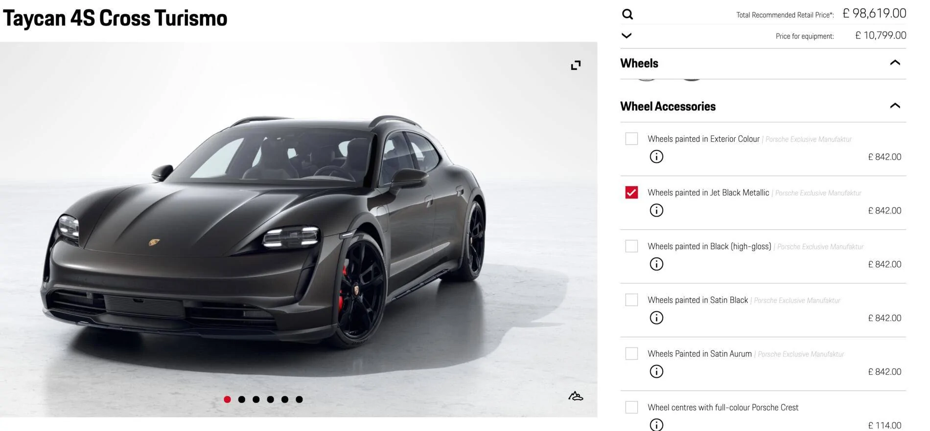 Porsche Taycan Can the 20" Offroad Design wheels be painted? 1621701986180