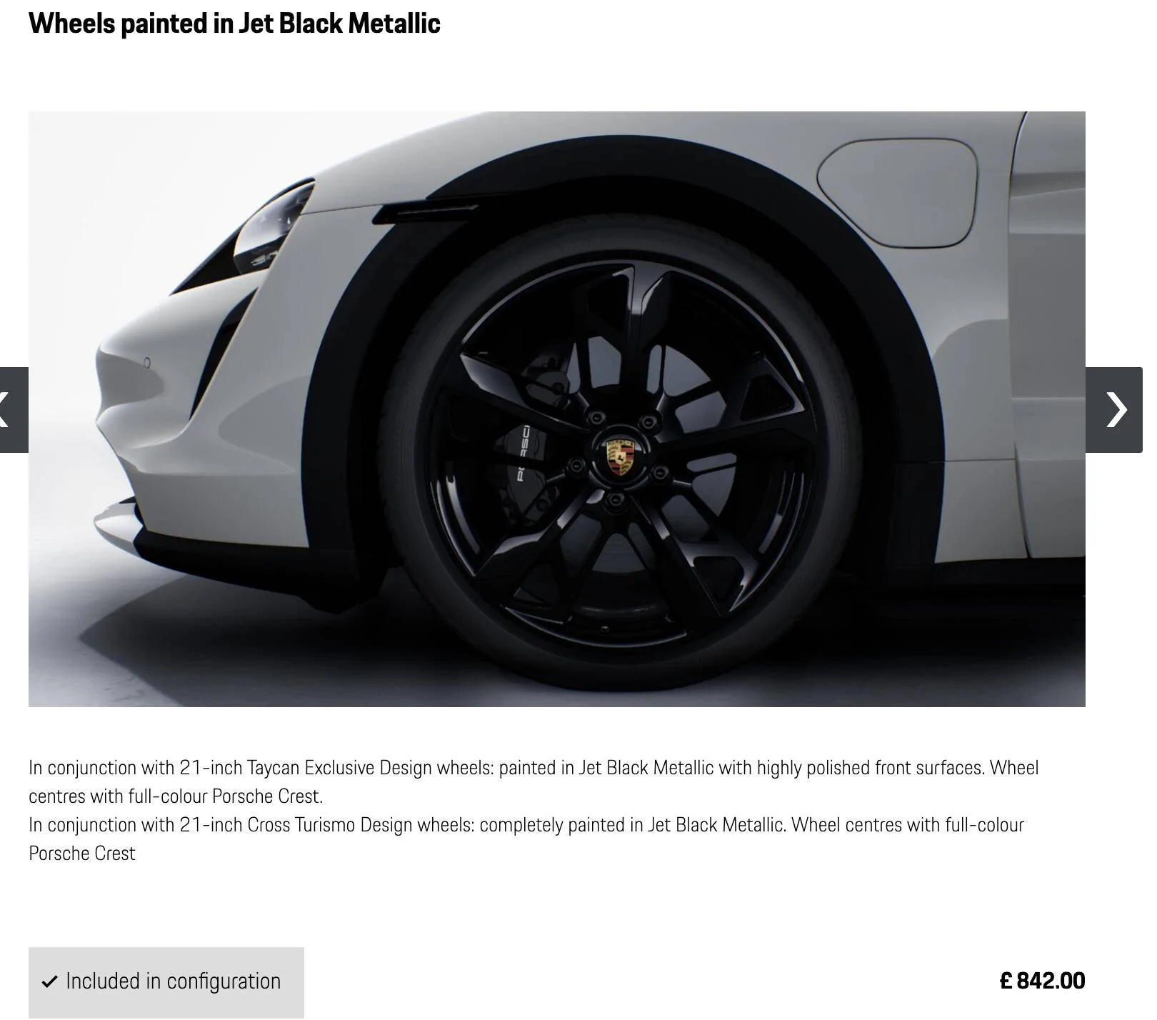 Porsche Taycan Can the 20" Offroad Design wheels be painted? 1621702437862