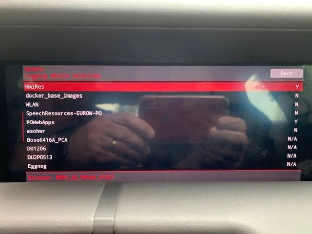 Porsche Taycan PCM Engineering mode, contains PCM reboot IMG_8584