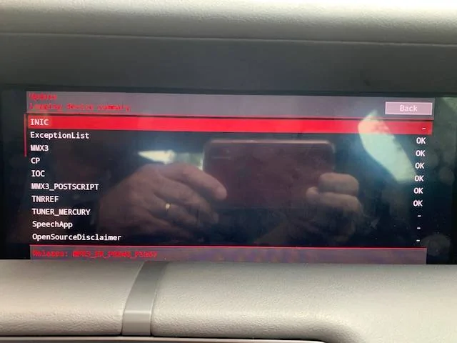 Porsche Taycan PCM Engineering mode, contains PCM reboot IMG_8587