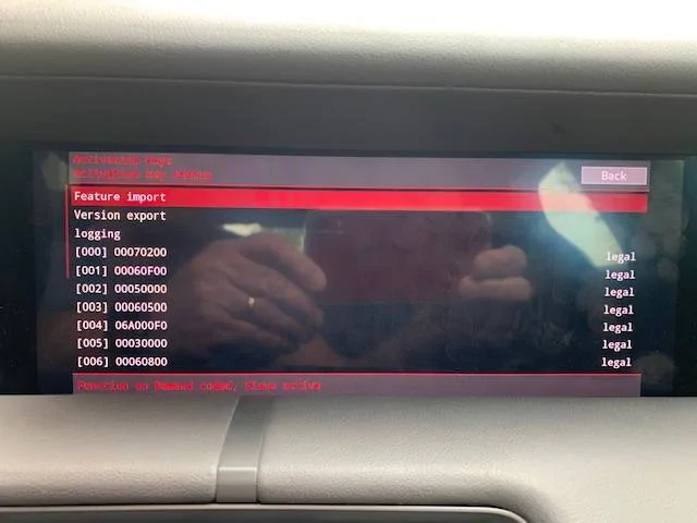 Porsche Taycan PCM Engineering mode, contains PCM reboot IMG_8598