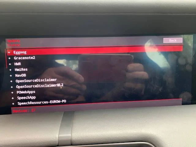 Porsche Taycan PCM Engineering mode, contains PCM reboot IMG_8575