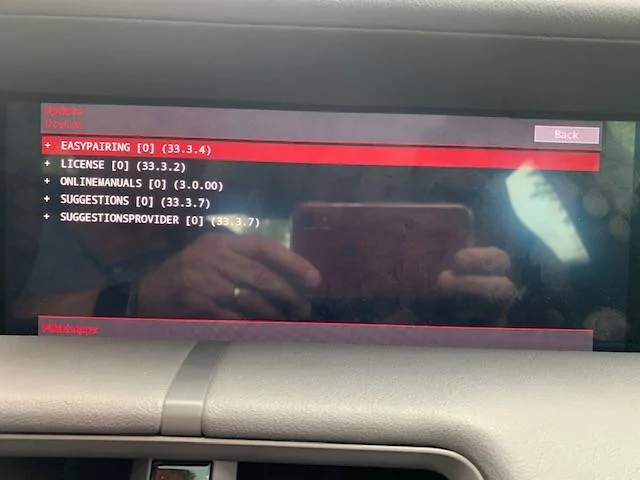 Porsche Taycan PCM Engineering mode, contains PCM reboot IMG_8578