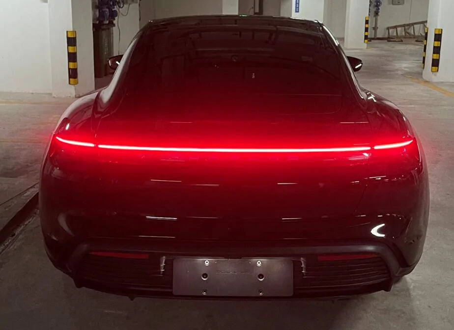 Porsche Taycan Love my new taycan like a vehicle driving in Galaxy 9bdb76cd52b8bfefe9068e76e8ce410