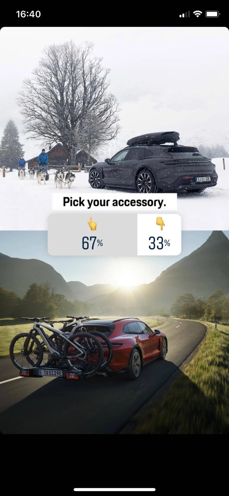 Porsche Taycan How good does this roof box look! C1600747-7444-4ABF-AC87-0D60A7F70D84
