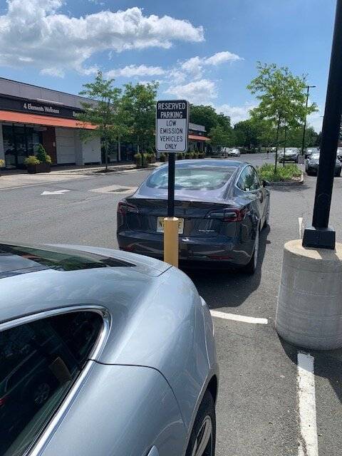 Porsche Taycan Grateful for the town's support of EVs PrincetonParkin
