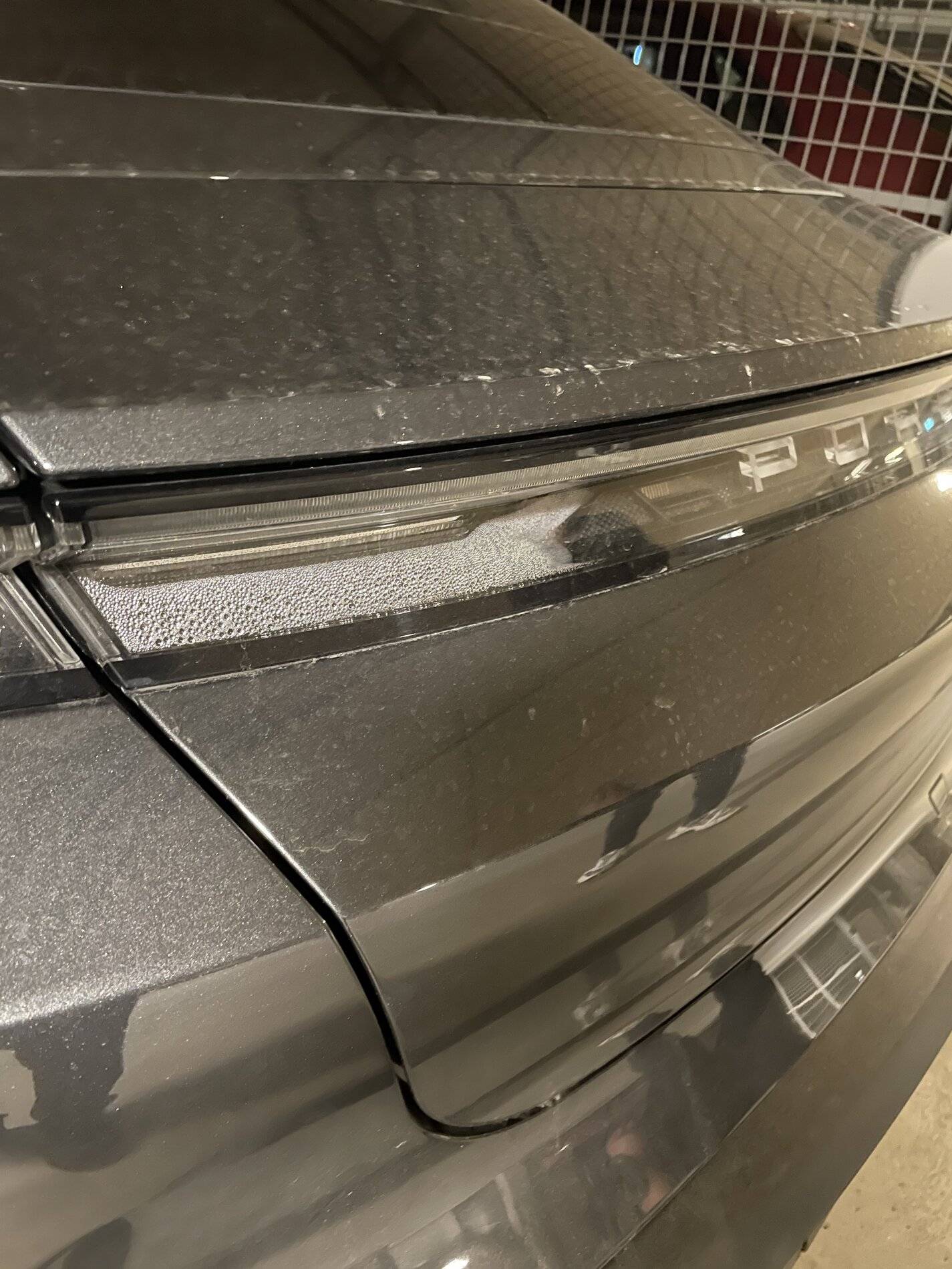 Porsche Taycan Fog/moist in rear LED bar (known issue) IMG_0389