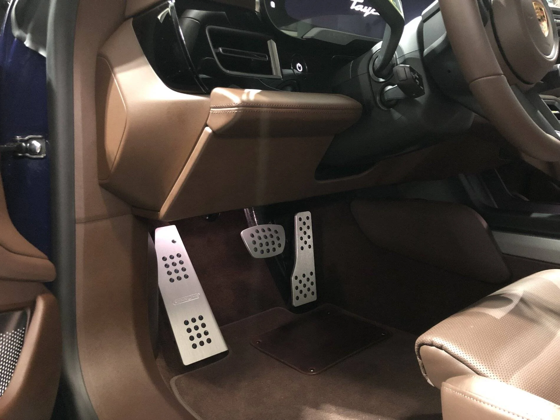 Porsche Taycan Rennline Aluminum Pedals IMG_1429