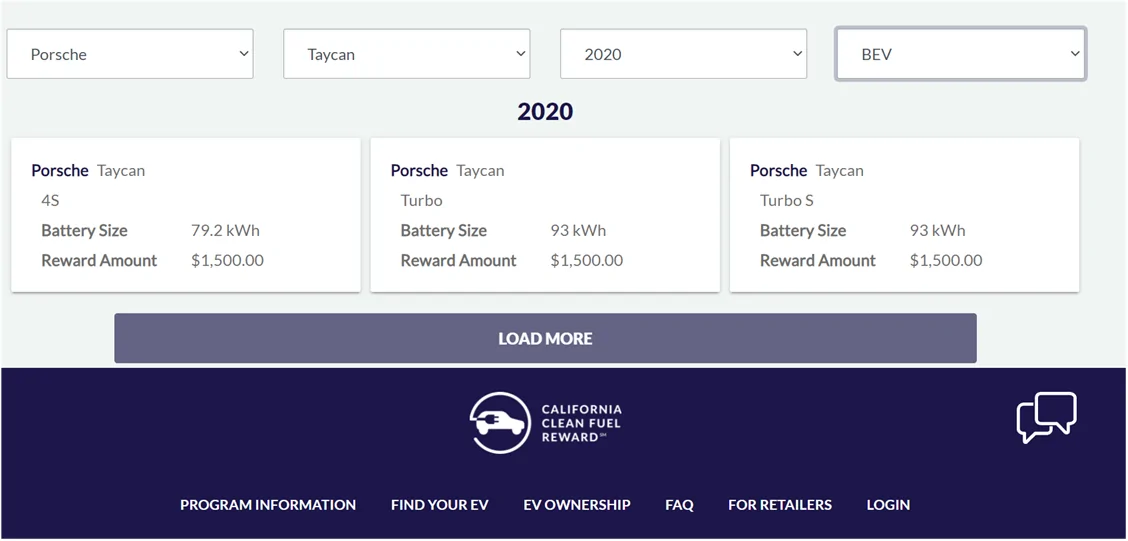 Porsche Taycan Proposed US tax credits on EVs 1622229821408