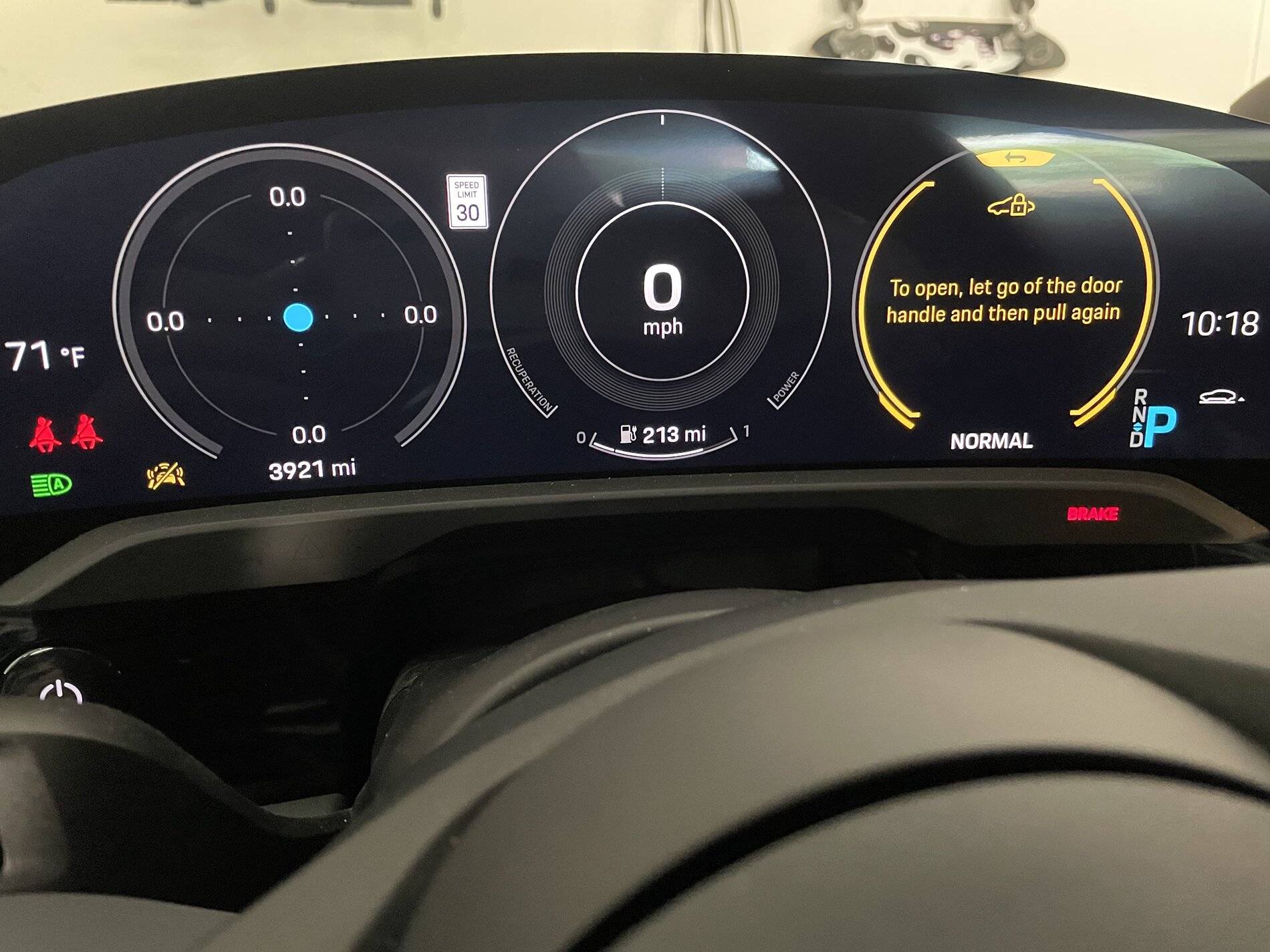 Porsche Taycan Passenger Door Handle Error Mystery Dash Error