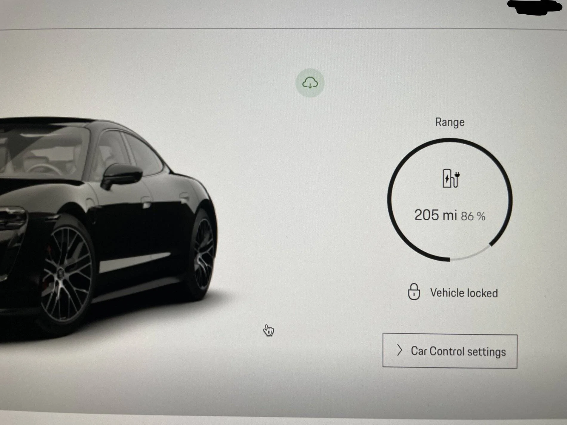Porsche Taycan Online Software Update Active - Porsche Connect Portal IMG_0556