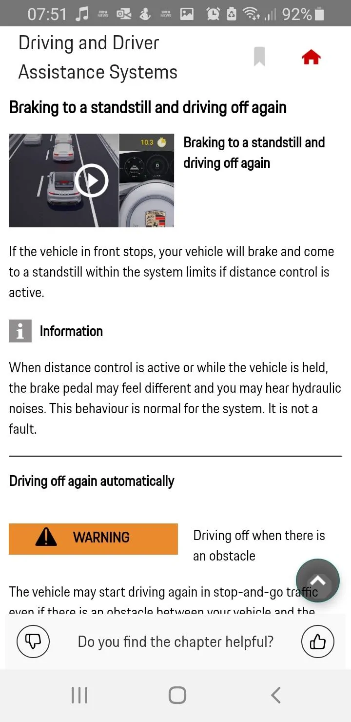 Porsche Taycan Confusion regarding navigation and self driving options Screenshot_20210531-075106_Porsche Good to kno