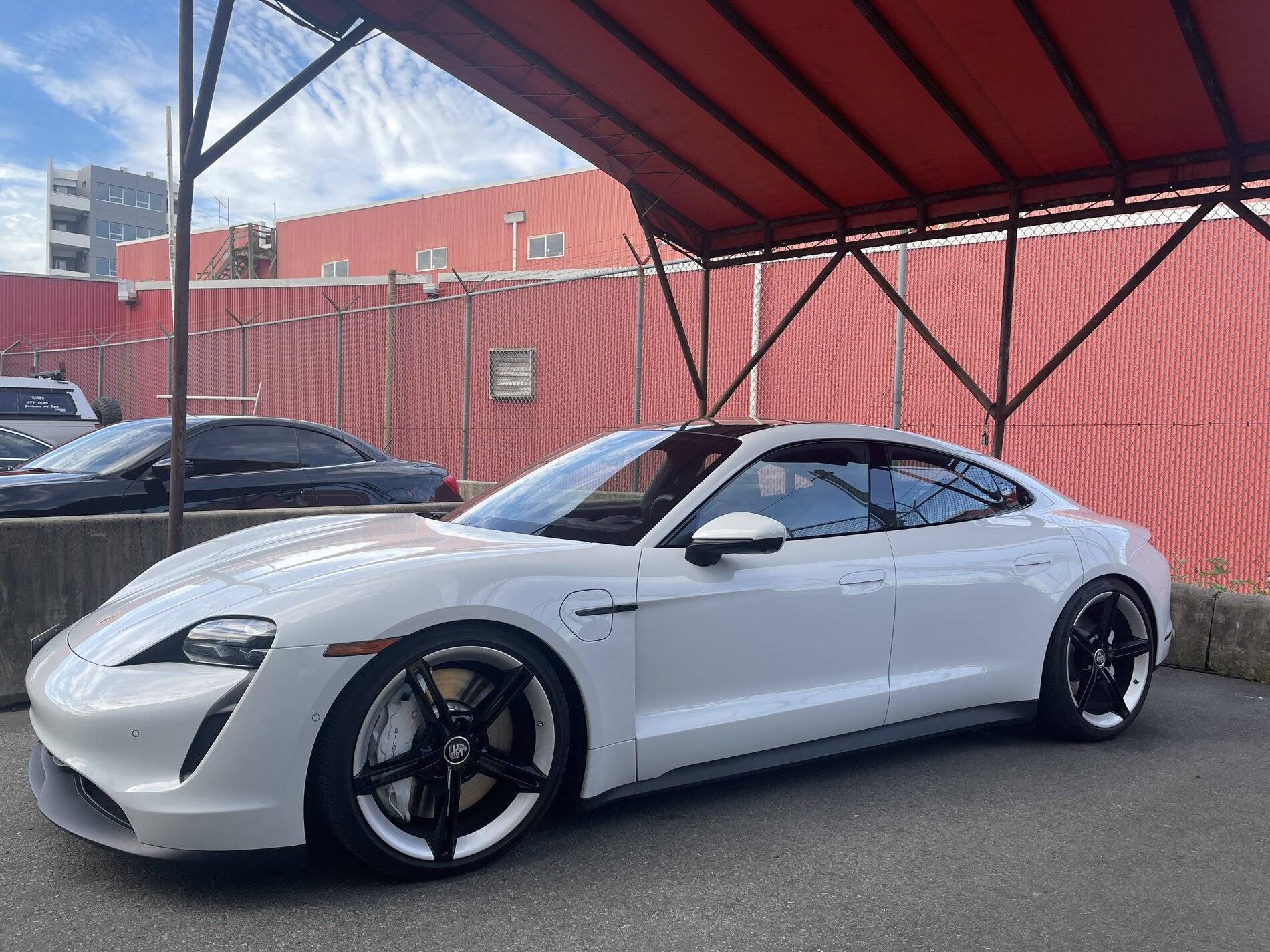 Porsche Taycan A Bit Of A Drop (Lowering Links) And Some Spacers 9E14110F-FD10-486D-BA84-1F178F0A7159